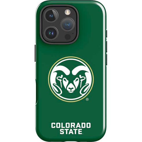 Colorado State University CSU Rams Logo iPhone 16 Pro Impact Case