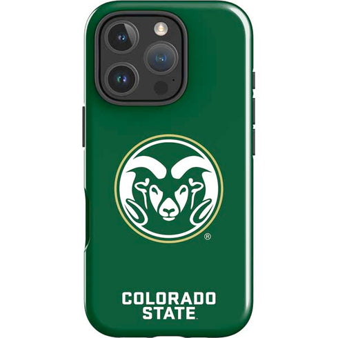 Colorado State University CSU Rams Logo iPhone 16 Pro Max Impact Case