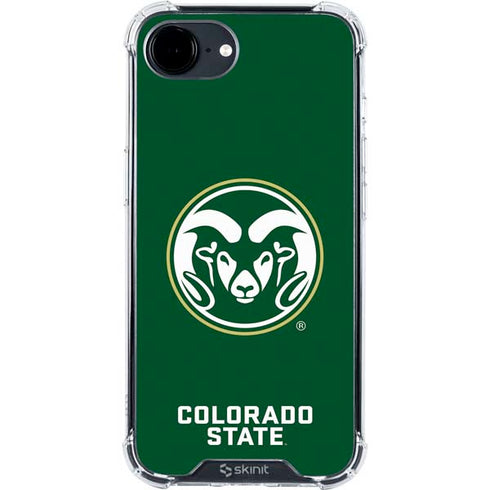 Colorado State University CSU Rams Logo iPhone 16e Clear Case