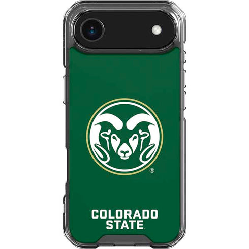 Colorado State University CSU Rams Logo iPhone 17 Air Clear Case