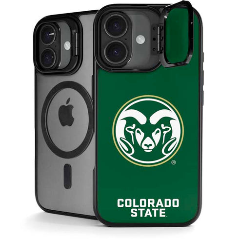 Colorado State University CSU Rams Logo iPhone 17 Kickstand Case