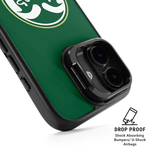 Colorado State University CSU Rams Logo iPhone 17 Kickstand Case