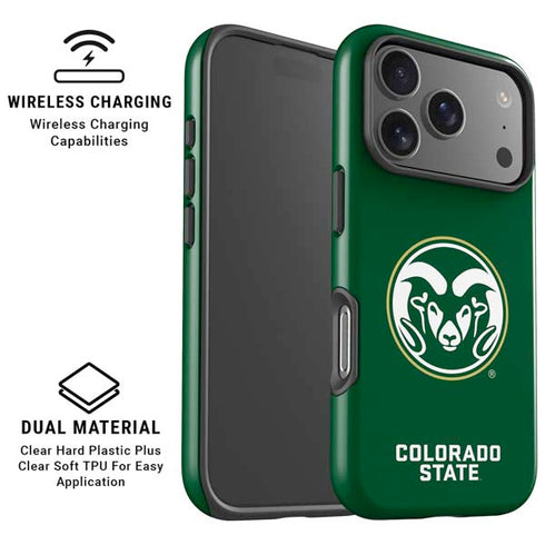 Colorado State University CSU Rams Logo iPhone 17 Pro Magsafe Impact Case
