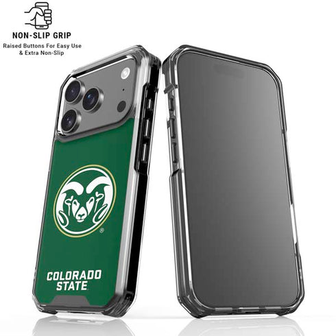 Colorado State University CSU Rams Logo iPhone 17 Pro Max Clear Case