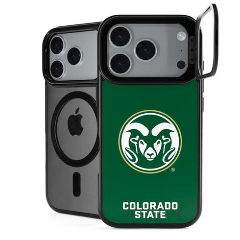 Colorado State University CSU Rams Logo iPhone 17 Pro Max Kickstand Case