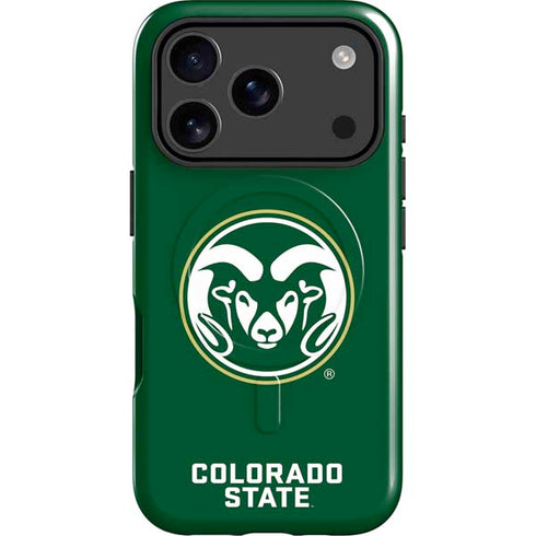 Colorado State University CSU Rams Logo iPhone 17 Pro Max Magsafe Impact Case