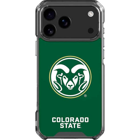 Colorado State University CSU Rams Logo iPhone 18 Pro Max Clear Case