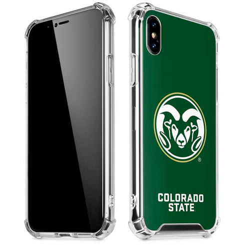Colorado State University CSU Rams Logo iPhone X/XS Clear Case