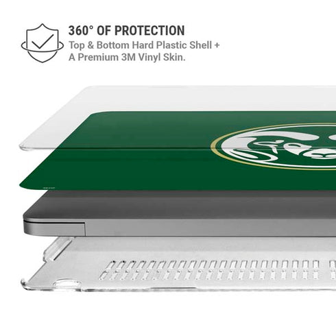 Colorado State University CSU Rams Logo MacBook Pro 14in (2021-24) Case plus Skin