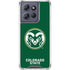 Colorado State University CSU Rams Logo Moto G 5G (2025) Clear Case