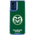 Colorado State University CSU Rams Logo Moto G 5G (2024) Clear Case