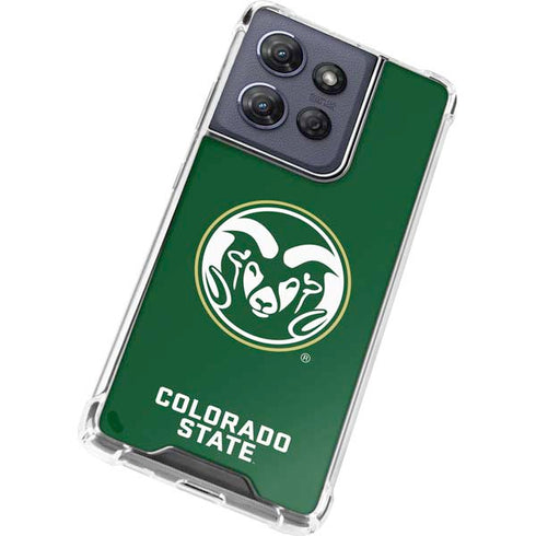 Colorado State University CSU Rams Logo Moto G Power 5G (2025) Clear Case