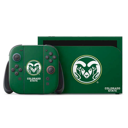 Colorado State University CSU Rams Logo Nintendo Switch 2 (2025) with Joy-Con Skin