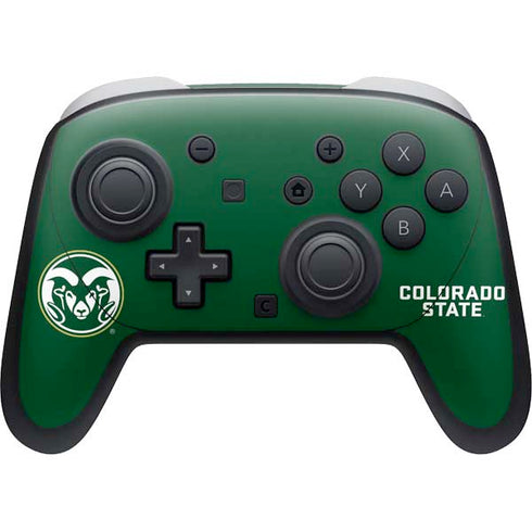 Colorado State University CSU Rams Logo Nintendo Switch 2 (2025) Pro Controller Skin