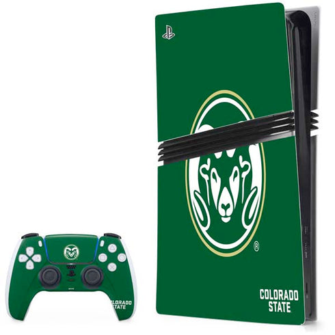 Colorado State University CSU Rams Logo PlayStation PS5 Skins