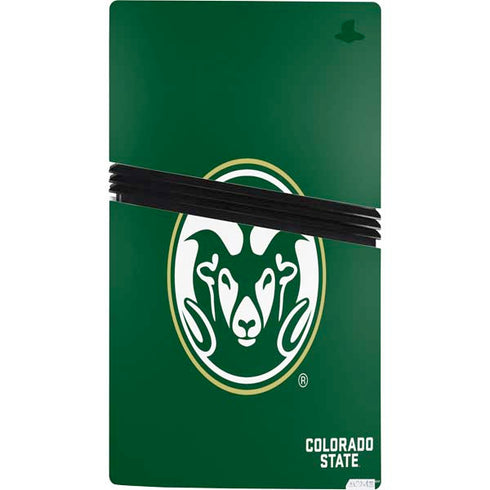 Colorado State University CSU Rams Logo PS5 Pro Console Skin