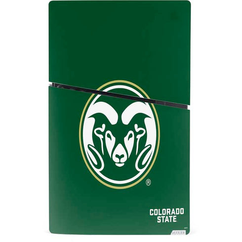 Colorado State University CSU Rams Logo PS5 Slim Digital Edition Console Skin