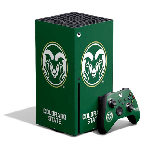 Colorado State University CSU Rams Logo Xbox Series X Bundle Skin