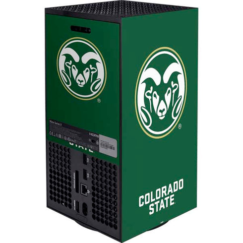 Colorado State University CSU Rams Logo XBox Series X Digital Edition Bundle Skin