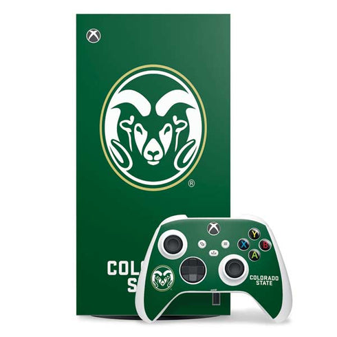 Colorado State University CSU Rams Logo Xbox Series X Skins
