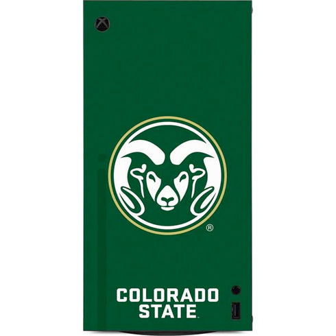 Colorado State University CSU Rams Logo XBox Series X Digital Edition Console Skin