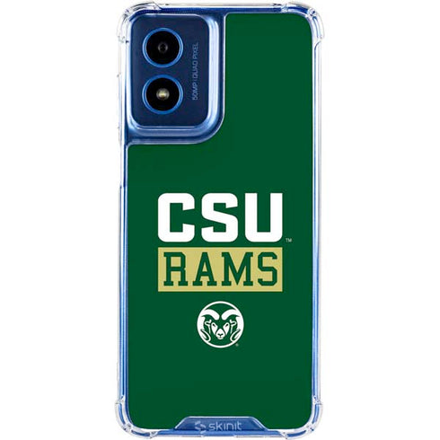 Colorado State University CSU Rams Moto G 5G (2024) Clear Case