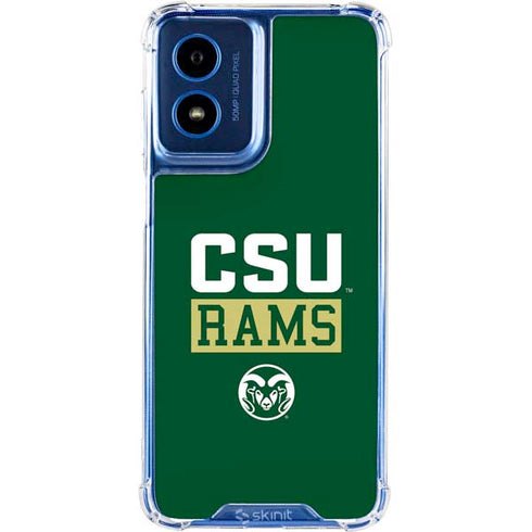 Colorado State University CSU Rams Moto G Play 4G (2024) Clear Case
