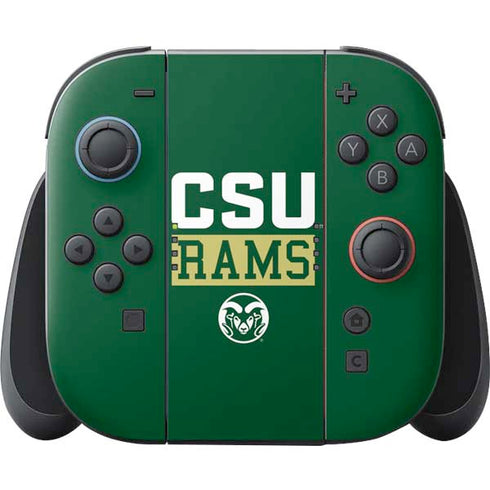 Colorado State University CSU Rams Nintendo Switch 2 (2025) Joy-Con Controller Skin