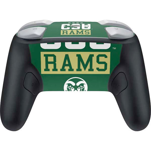 Colorado State University CSU Rams Nintendo Switch 2 (2025) Pro Controller Skin