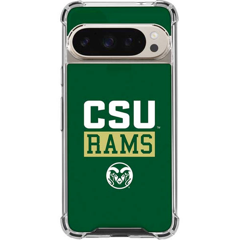 Colorado State University CSU Rams Pixel 9 Pro XL Clear Case