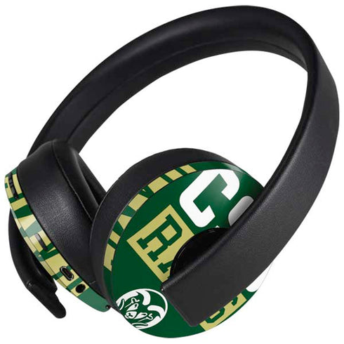 Colorado State University CSU Rams PlayStation 4 Gold Wireless Headset Skin