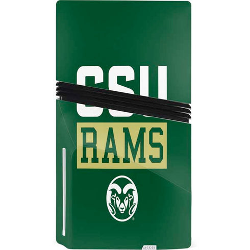Colorado State University CSU Rams PS5 Pro Disk Bundle Skin