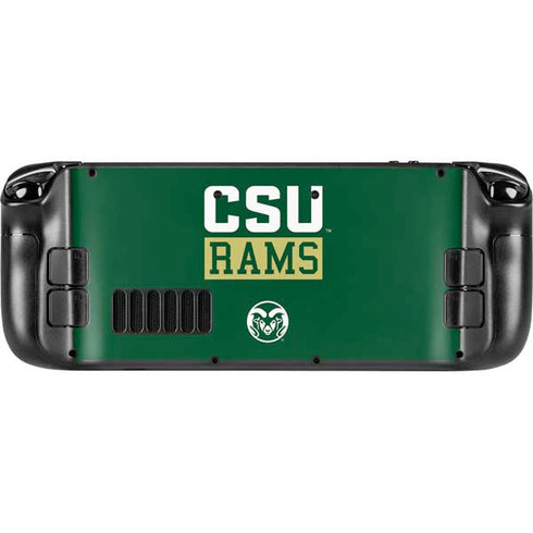 Colorado State University CSU Rams Steam Deck Handheld Gaming Computer OLED Skin