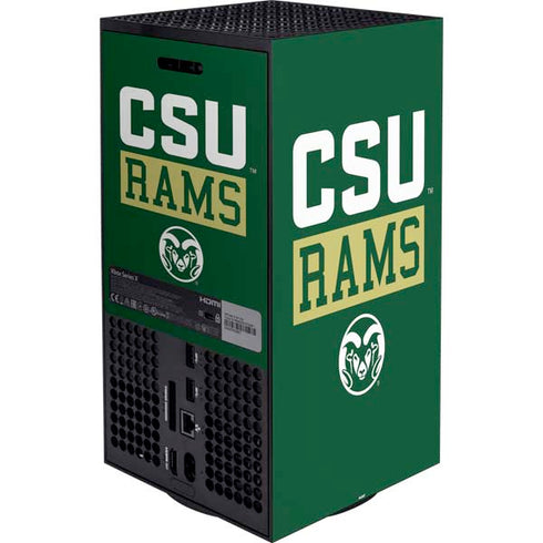 Colorado State University CSU Rams XBox Series X Digital Edition Bundle Skin