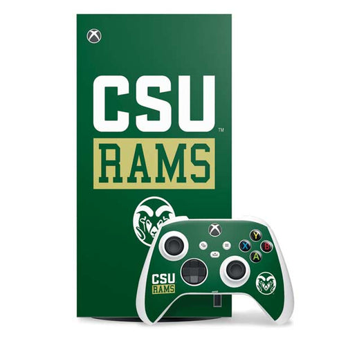 Colorado State University CSU Rams Xbox Series X Skins