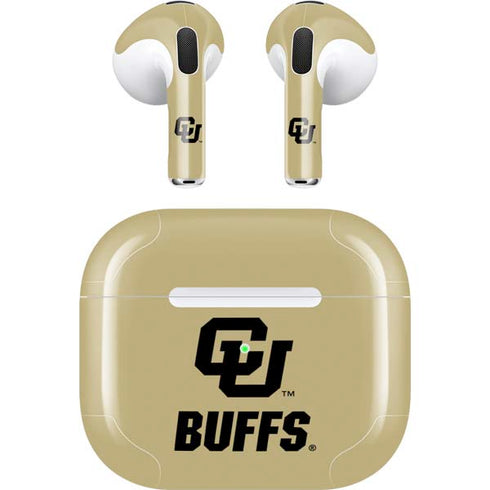 University of Colorado CU Buffs Apple AirPods (3rd Gen 2021) Skin