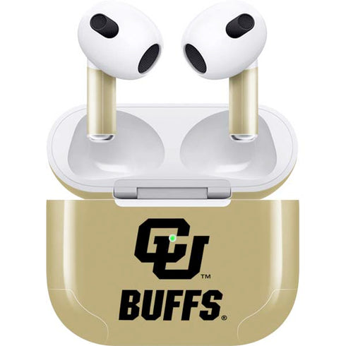 University of Colorado CU Buffs Apple AirPods (3rd Gen 2021) Skin