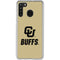 University of Colorado CU Buffs Galaxy A21 Clear Case