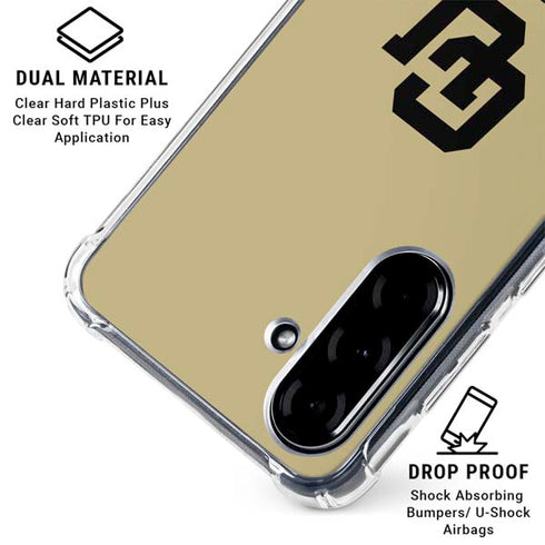 University of Colorado CU Buffs Galaxy A36 5G Clear Case