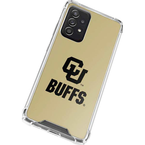 University of Colorado CU Buffs Galaxy A72 5G Clear Case