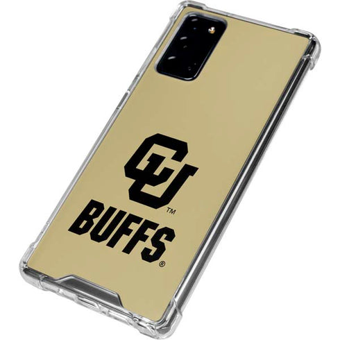 University of Colorado CU Buffs Galaxy Note20 5G Clear Case