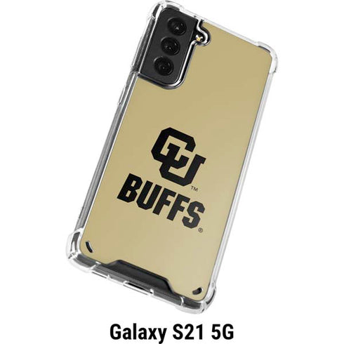 University of Colorado CU Buffs Galaxy S21 5G Clear Case