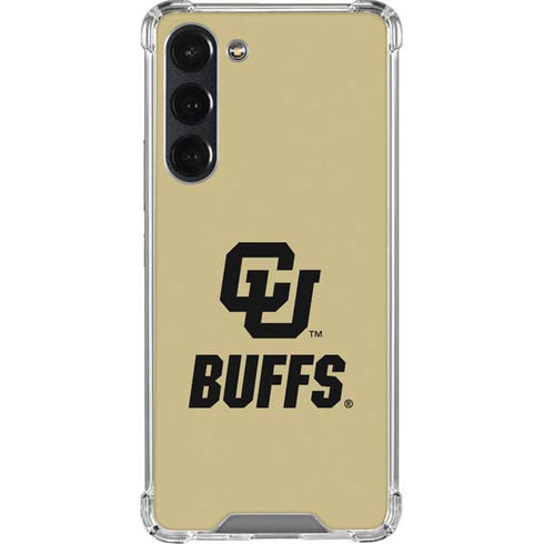 University of Colorado CU Buffs Galaxy S23 Plus Clear Case