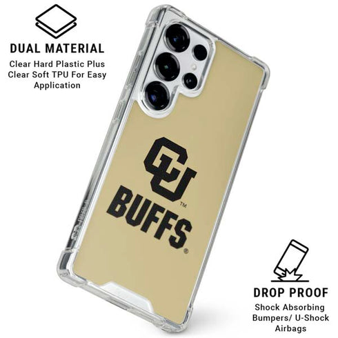 University of Colorado CU Buffs Galaxy S25 Ultra Clear Case