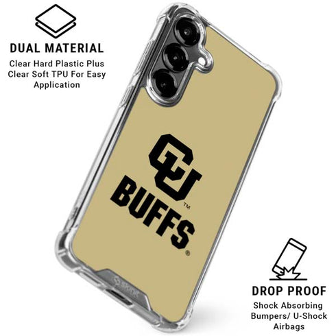 University of Colorado CU Buffs Galaxy S26 Clear Case