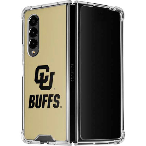 University of Colorado CU Buffs Galaxy Z Fold4 5G Clear Case