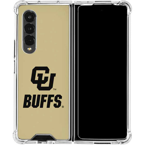 University of Colorado CU Buffs Galaxy Z Fold4 5G Clear Case