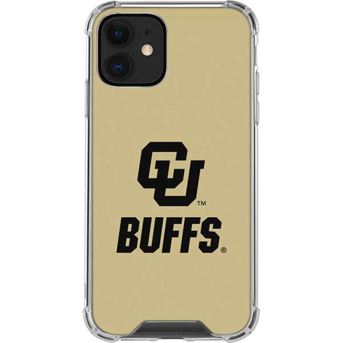 University of Colorado CU Buffs iPhone 12 Clear Case