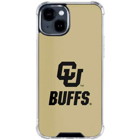University of Colorado CU Buffs iPhone 14 Plus Clear Case
