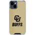 University of Colorado CU Buffs iPhone 14 Plus Clear Case